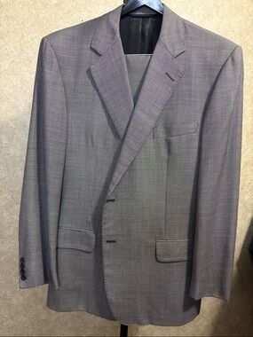 Neimen Marcus Hickey-Freeman Blazer suit jacket and pants (does have defects)